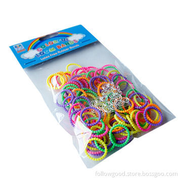 Pearl Style Loom Bands with Colorful Bead